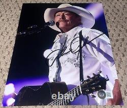 Alan Jackson Signed 8x10 Photo Autograph Bas Beckett Country Music