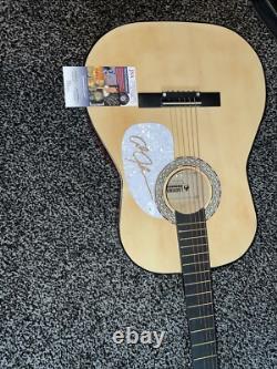 Alan Jackson Signed Acoustic Guitar Country Autographed Jsa Coa Singer