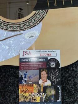 Alan Jackson Signed Acoustic Guitar Country Autographed Jsa Coa Singer