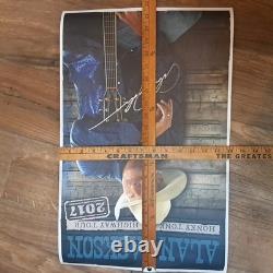 Alan Jackson Signed Autographed Concert Poster Honky Tonk Highway Tour 2017