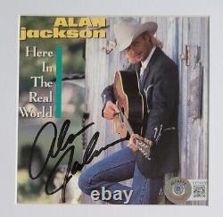 Alan Jackson Signed Bas Coa Beckett Autographed Country Music CD Display Singer