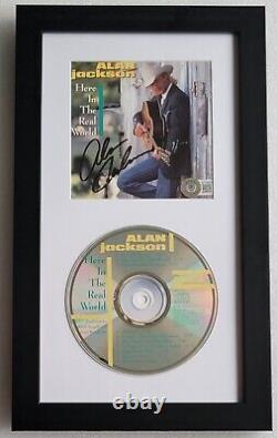 Alan Jackson Signed Bas Coa Beckett Autographed Country Music CD Display Singer