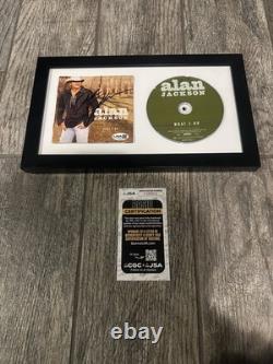 Alan Jackson Signed Framed What I Do Country CD Jsa Coa Autographed Singer Auto