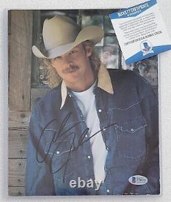 Alan Jackson Signed Photo Beckett Bas Coa 8x10 Autographed Country Music Singer