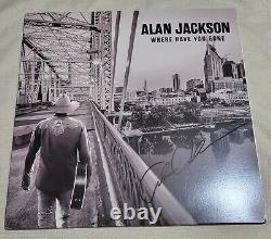 Alan Jackson Where Have signed album vinyl record JSA certified autograph