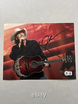 Alan Jackson autographed signed 8x10 photo Beckett BAS COA Music Country Rare