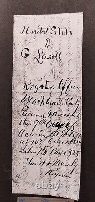 Andrew Jackson/Elijah Haywood Signed Land Grant/Deed 1832 Museum Quality Framing