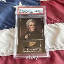 Andrew Jackson Handwritten Word Removed from an Autograph Letter Signed PSA