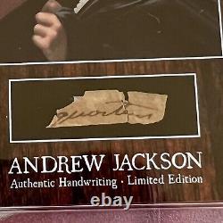 Andrew Jackson Handwritten Word Removed from an Autograph Letter Signed PSA