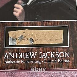 Andrew Jackson Handwritten Word Removed from an Autograph Letter Signed PSA