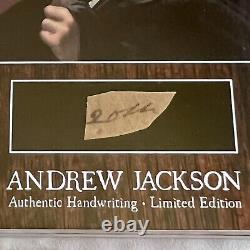 Andrew Jackson Handwritten Word Removed from an Autograph Letter Signed PSA