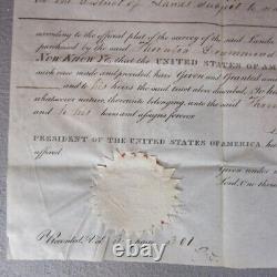 Andrew Jackson Signed 1831 Ohio Land Grant Nice Bold & Large Signature