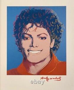 Andy Warhol Beautiful 1984 Signed Michael Jackson Print Matted 11x14 + List $595