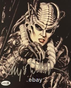 Anjelica Huston Signed Autographed 8x10 Beckett Captain EO? Michael Jackson