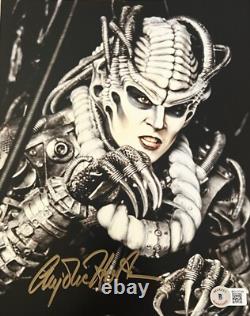 Anjelica Huston Signed Autographed 8x10 Beckett Captain EO? Michael Jackson