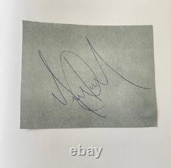 Authentic Autograph of Michael Jackson Signed in Person in Germany in 2002