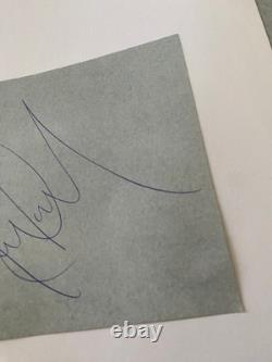 Authentic Autograph of Michael Jackson Signed in Person in Germany in 2002