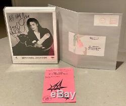 Authentic Autographed Michael Jackson Photo (Donated for 1992 Charity Auction)