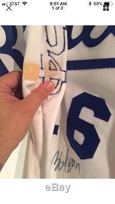 Authentic Game Worn Autographed BO JACKSON Rawlings Jersey Royals