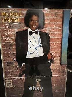 Authentic Michael Jackson Hand Signed Vinyl- Off The Wall Album 1979