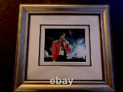 Authentic signed Michael Jackson picture
