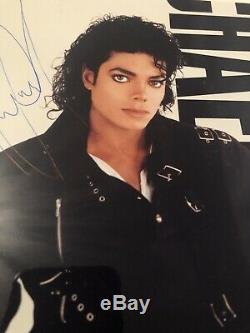 Autographed Michael Jackson 8x10 Photo BECKETT CERTIFIED SIGNED FULL LETTER