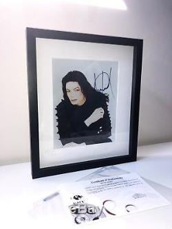Autographed Michael Jackson Photo authentic, certified, framed