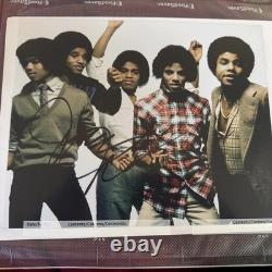 Autographed Photo Of Jackson 5, Signed By Michael Jackson