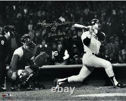 Autographed Reggie Jackson MLB New York Yankees Signed 16x20 WS Photo with Insc