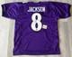 BALTIMORE RAVENS LAMAR JACKSON #8 SIGNED AUTOGRAPHED NFL JERSEY Authentic COA