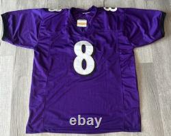 BALTIMORE RAVENS LAMAR JACKSON #8 SIGNED AUTOGRAPHED NFL JERSEY Authentic COA