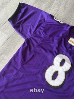 BALTIMORE RAVENS LAMAR JACKSON #8 SIGNED AUTOGRAPHED NFL JERSEY Authentic COA