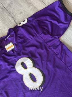 BALTIMORE RAVENS LAMAR JACKSON #8 SIGNED AUTOGRAPHED NFL JERSEY Authentic COA