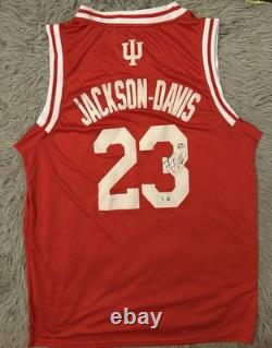 BECKETT COA Trayce Jackson-Davis Signed Autographed Indiana Hoosiers Jersey