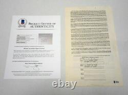 BECKETT RAREST Signature of Michael JOE Jackson Autographed Signed 1976 Contract