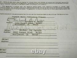 BECKETT RAREST Signature of Michael JOE Jackson Autographed Signed 1976 Contract