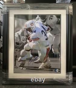 BO JACKSON AUBURN TIGERS SIGNED Autographed Framed Matted 16X20 Photo PSA/DNA