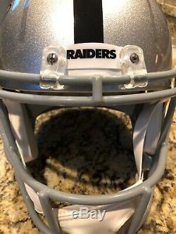 BO JACKSON AUTOGRAPHED/SIGNED FULL SIZE RAIDERS SPEED REP HELMET With BECKETT CERT