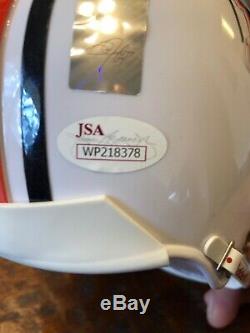 BO JACKSON Signed AUBURN TIGERS Mini Helmet 85 HEISMAN JSA Coa Auto Raiders