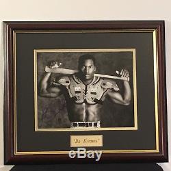 BO JACKSON Signed AUTOGRAPHED Framed 8x10 NIKE Ad Bo Knows RARE %AUTHENTIC
