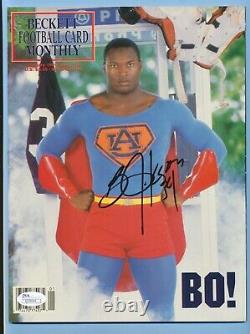 BO JACKSON Signed Autographed 1991 Superman Beckett Football Magazine JSA COA