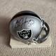 BO JACKSON Signed Autographed RAIDERS Mini Helmet