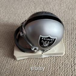 BO JACKSON Signed Autographed RAIDERS Mini Helmet