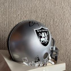 BO JACKSON Signed Autographed RAIDERS Mini Helmet