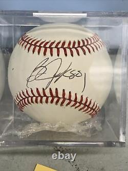 BO JACKSON Signed In Pen Autographed Rawlings OML Baseball Royals With COA
