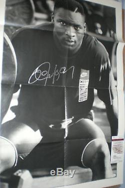 BO JACKSON Signed Vintage Nike PROMO Poster 24X36 JSA WPP COA Raiders Royals