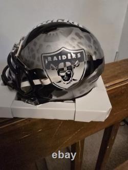 BO JACKSON custom mini helmet NFL Raiders Signed Autographed Goat Knows Heismen