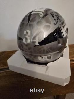 BO JACKSON custom mini helmet NFL Raiders Signed Autographed Goat Knows Heismen BO JACKSON custom mini helmet NFL Raiders Signed Autographed Goat Knows Heismen