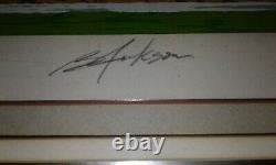 BO JACKSON serigraph RICK RUSH lithograph signed autographed Raiders Royals RARE