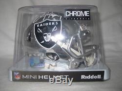 BO JACKSON signed/autographed OAKLAND RAIDERS Chrome Mini Helmet Beckett